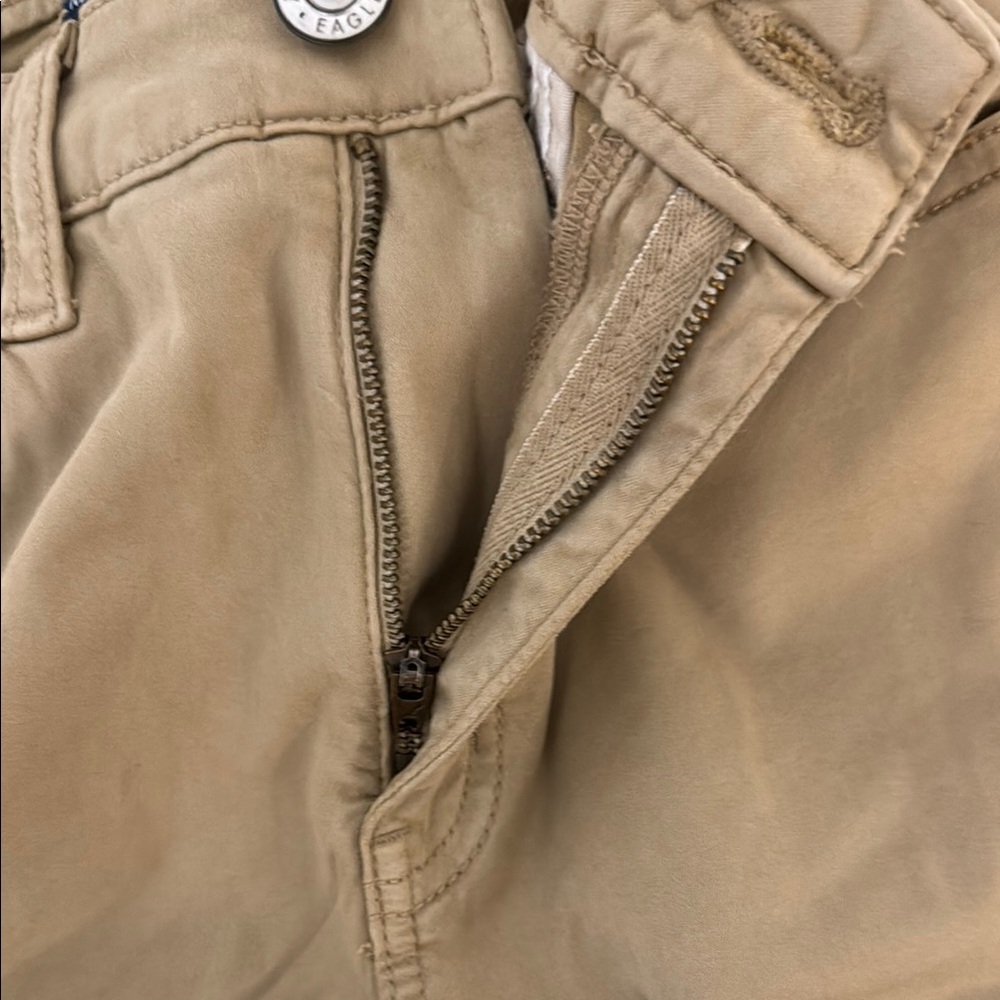 Tan Skinny Khaki Pants - Picture 3 of 12